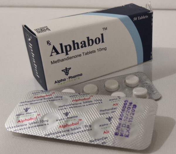 Alphabol 10mg x 50 Tablets (Anabol, Dbol ) Alpha Pharma