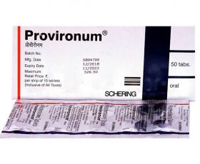 Provironum ® (Proviron) 25mg x 50 Tablets Bayer Schering